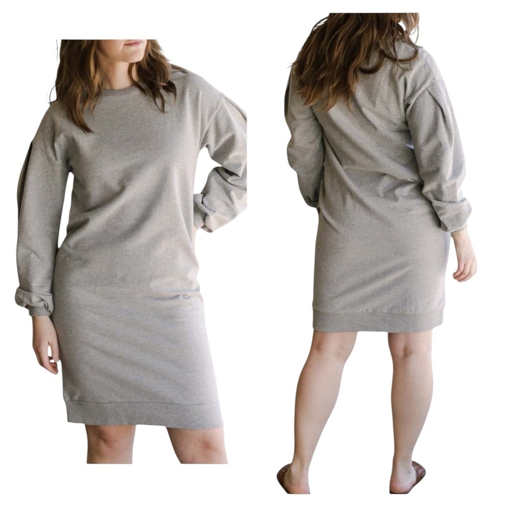 The Simple Folk New Gray Oversized Sweater Dress Size 6